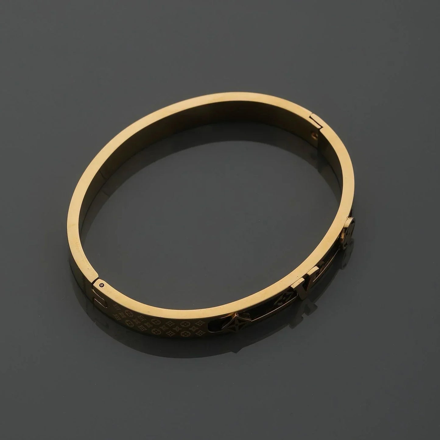 Bracelet Titanium Steel Women's Light Luxury Old Flower Bracelet 1024050903