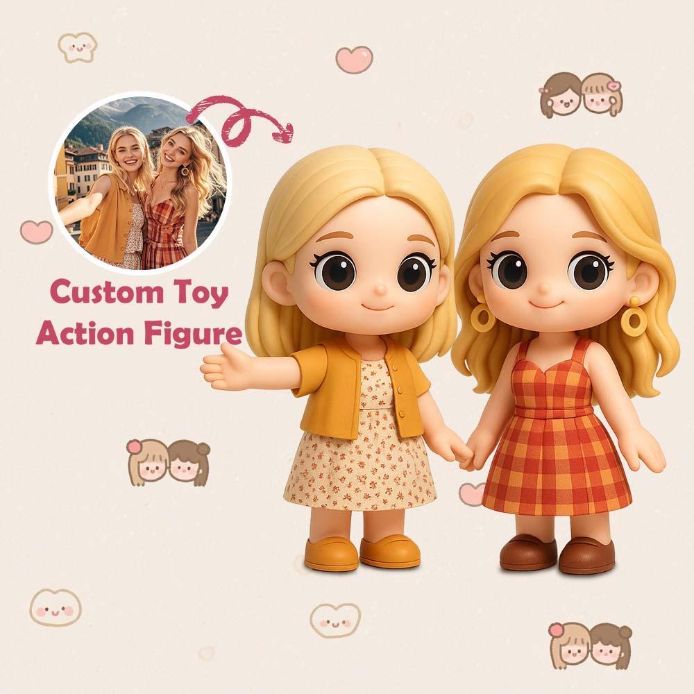 Custom Sister 3D Action Figure from Photo Unique & Thoughtful Gifts For Her
