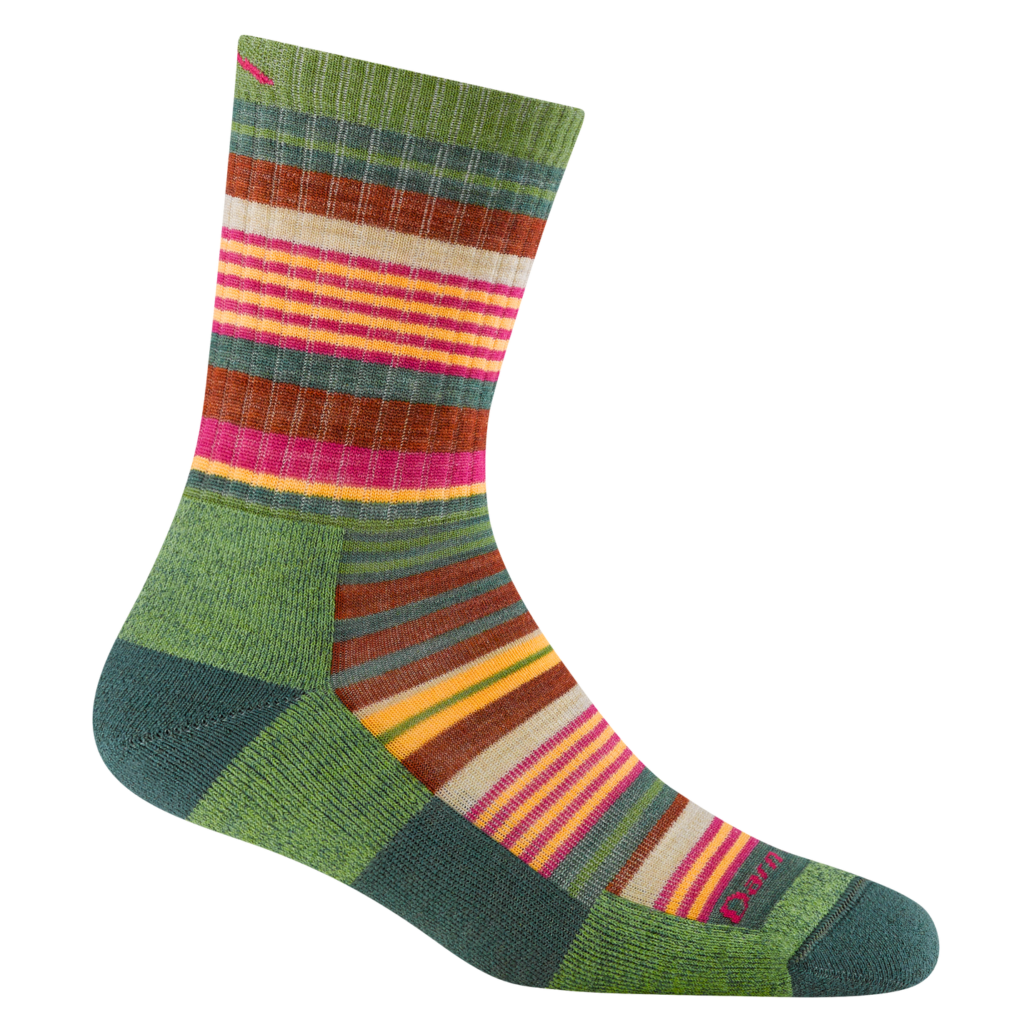 Women's Sierra Stripe Micro Crew Lightweight Hiking Sock-Last Chance