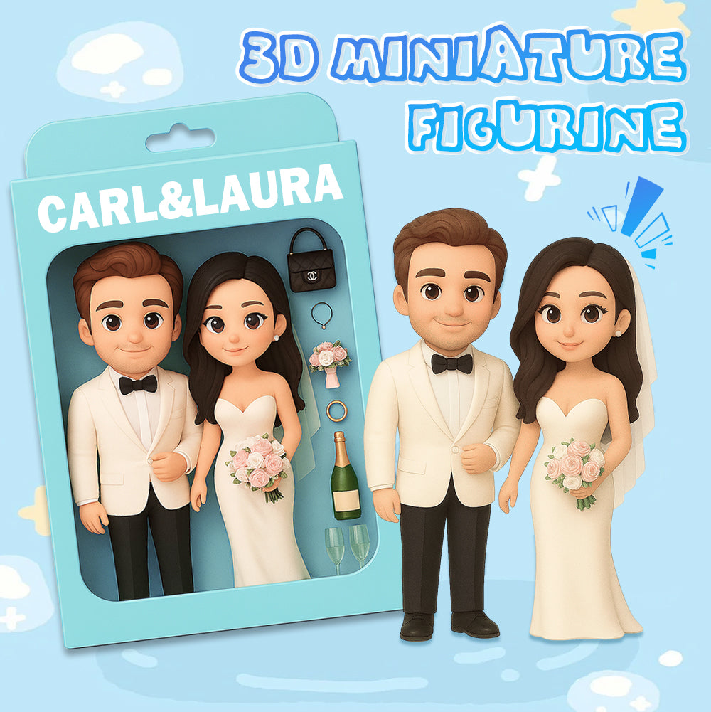 Create Your Own Blind Box Inspired 3D Cartoon Character Figurine Unique Collectible Toy Made from Your Photo