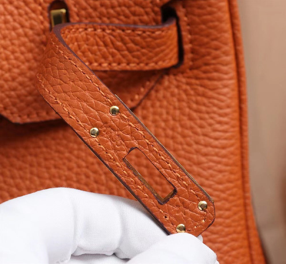 Birkin Handbag With Double Handles