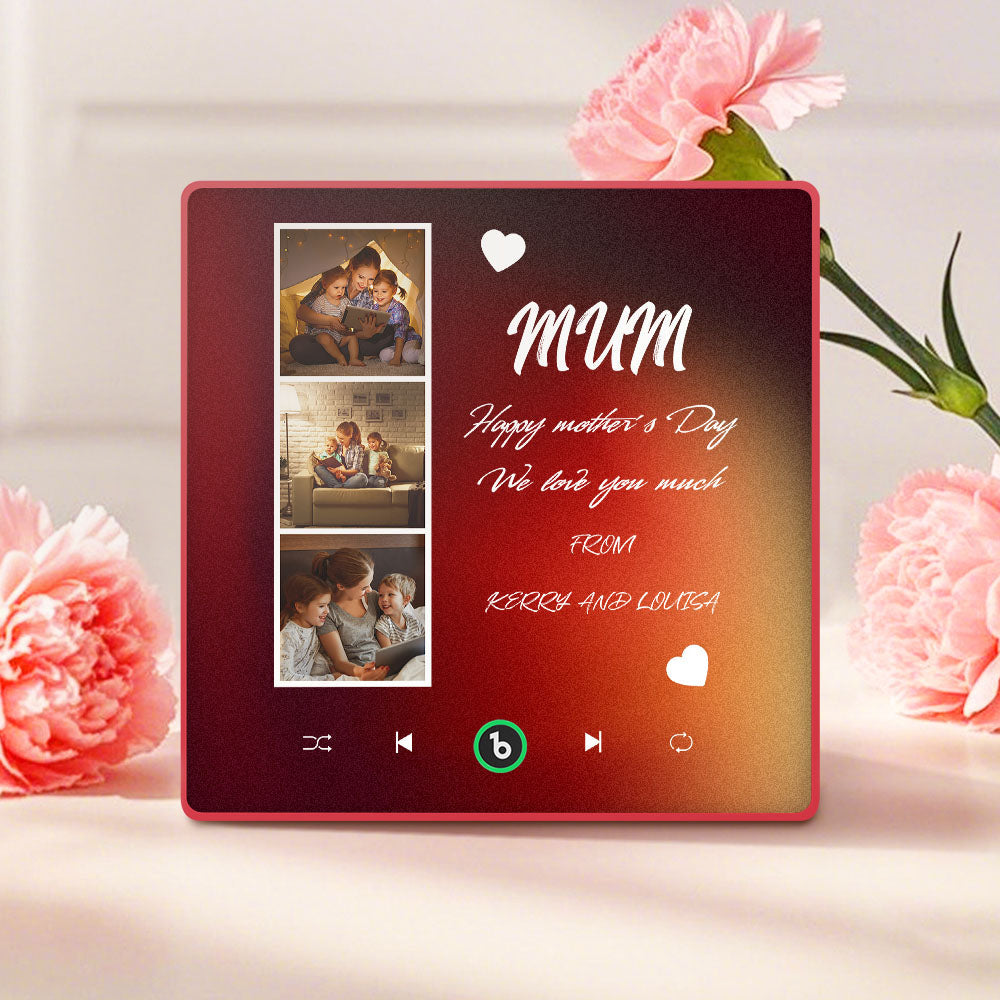 Custom Music Fridge Magnets Personalized Magnets That Plays Music Mother's Day Gifts