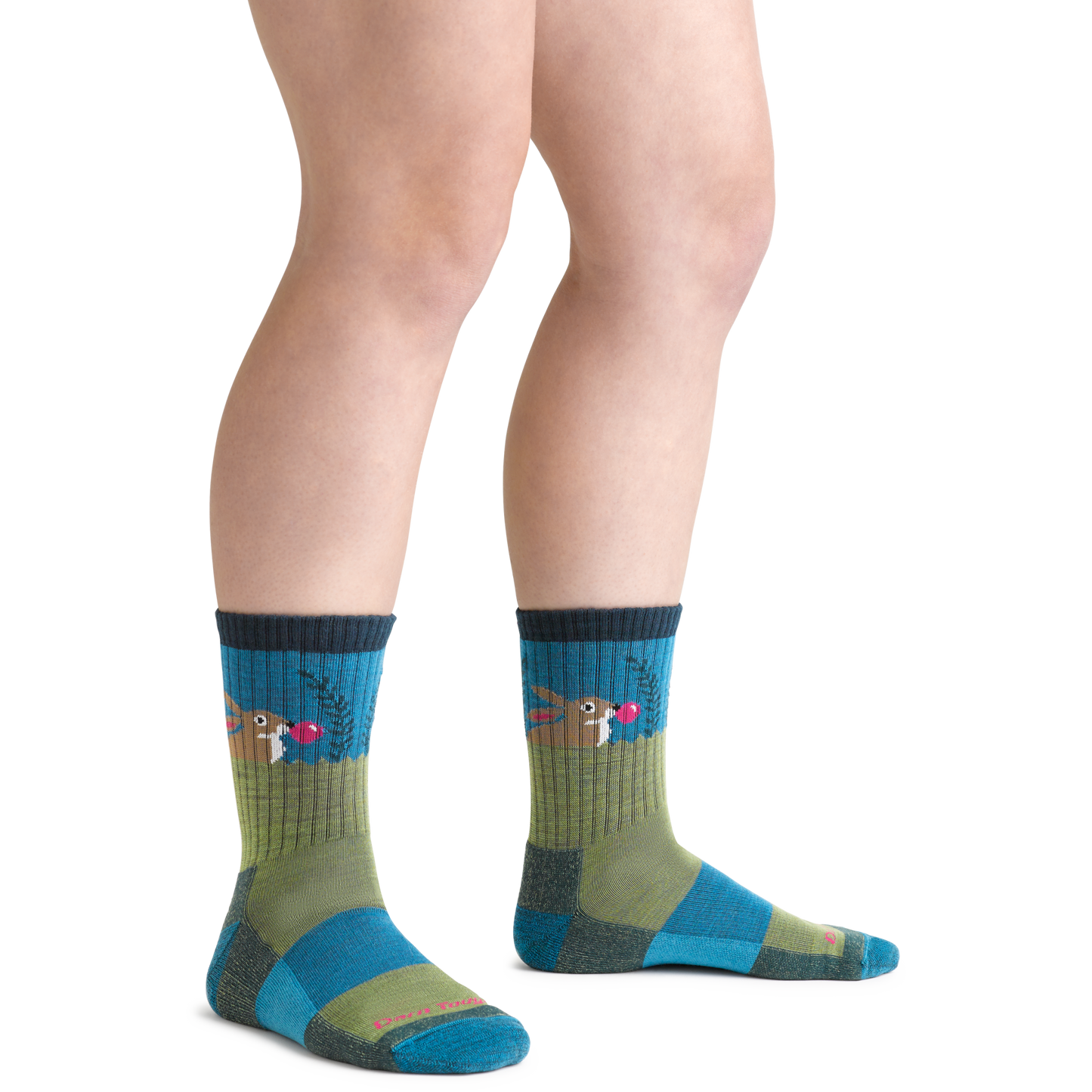 Kids Bubble Bunny Jr. Micro Crew Lightweight Hiking Sock-Last Chance
