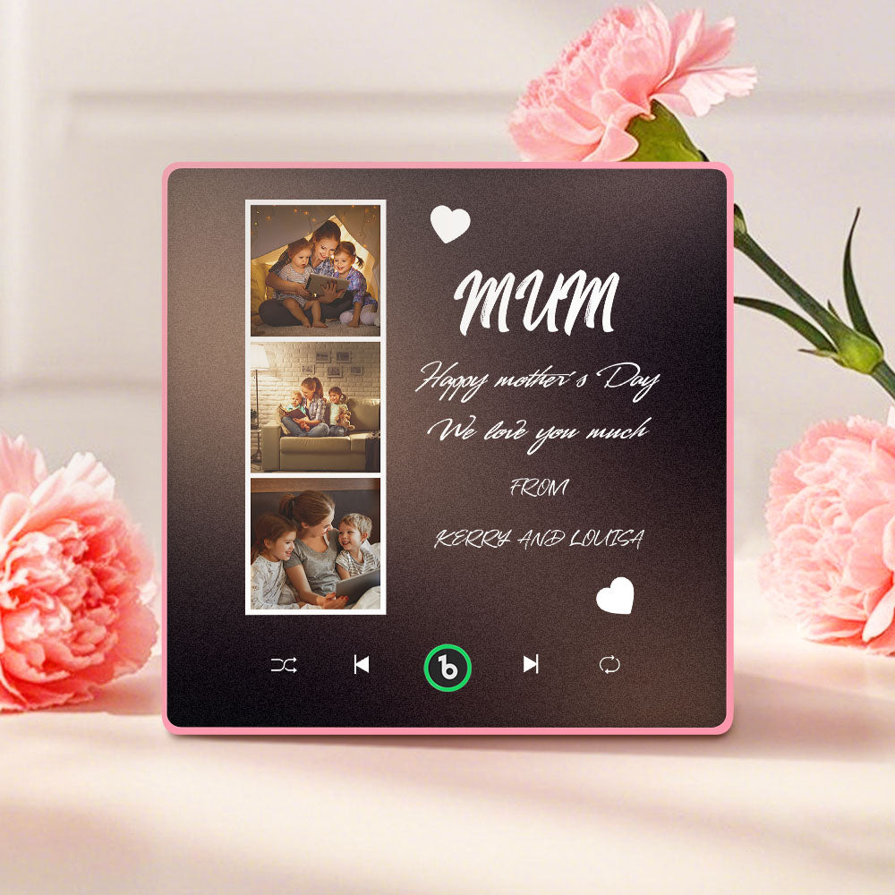 Custom Music Fridge Magnets Personalized Magnets That Plays Music Mother's Day Gifts