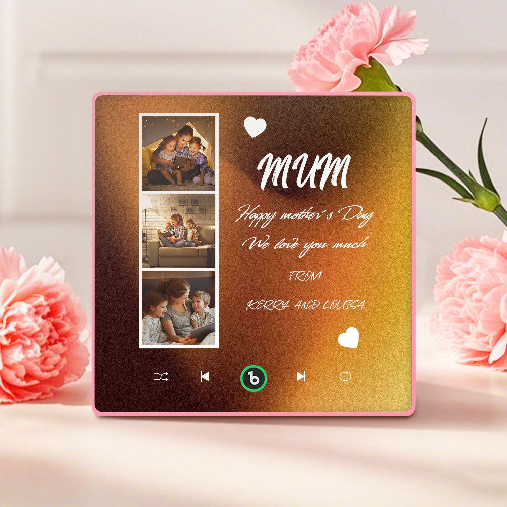 Custom Music Fridge Magnets Personalized Magnets That Plays Music Mother's Day Gifts