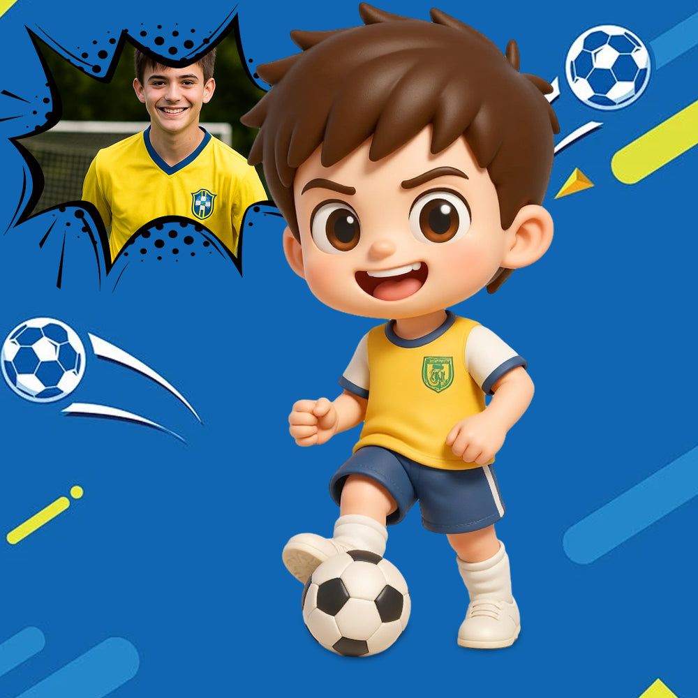 Custom 3D Sports Action Figure Made from Your Photo Perfect Gift for Sport Lovers