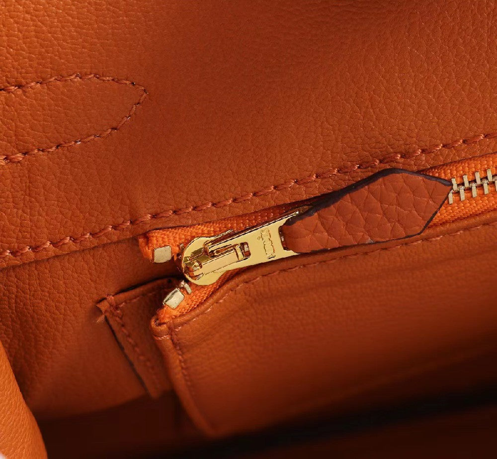 Birkin Handbag With Double Handles