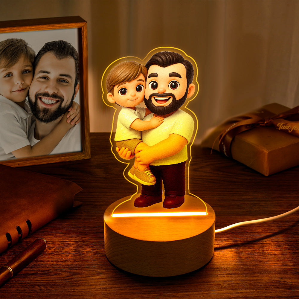 Customizable Cartoon Character Night Light Great Gift For Loved Ones