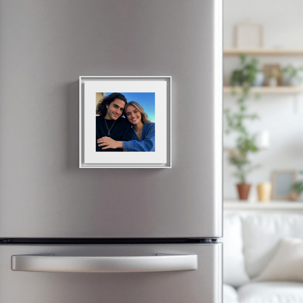 New Upgrade Custom Music & Photo Fridge Magnet Can Customize 1-6 Frame Art and Songs Adjustable Volume