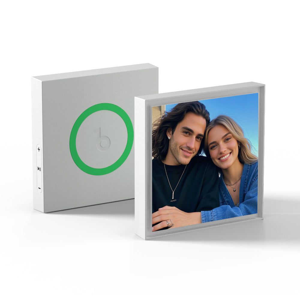New Upgrade Custom Music & Photo Fridge Magnet Can Customize 1-6 Frame Art and Songs Adjustable Volume