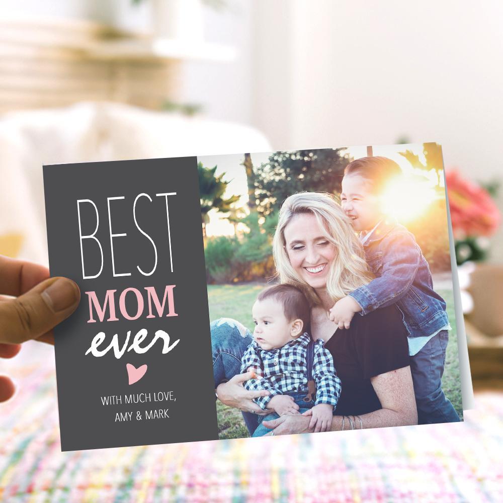 Personalilzed Greeting Cards Best Mom Ever Gifts For Mom