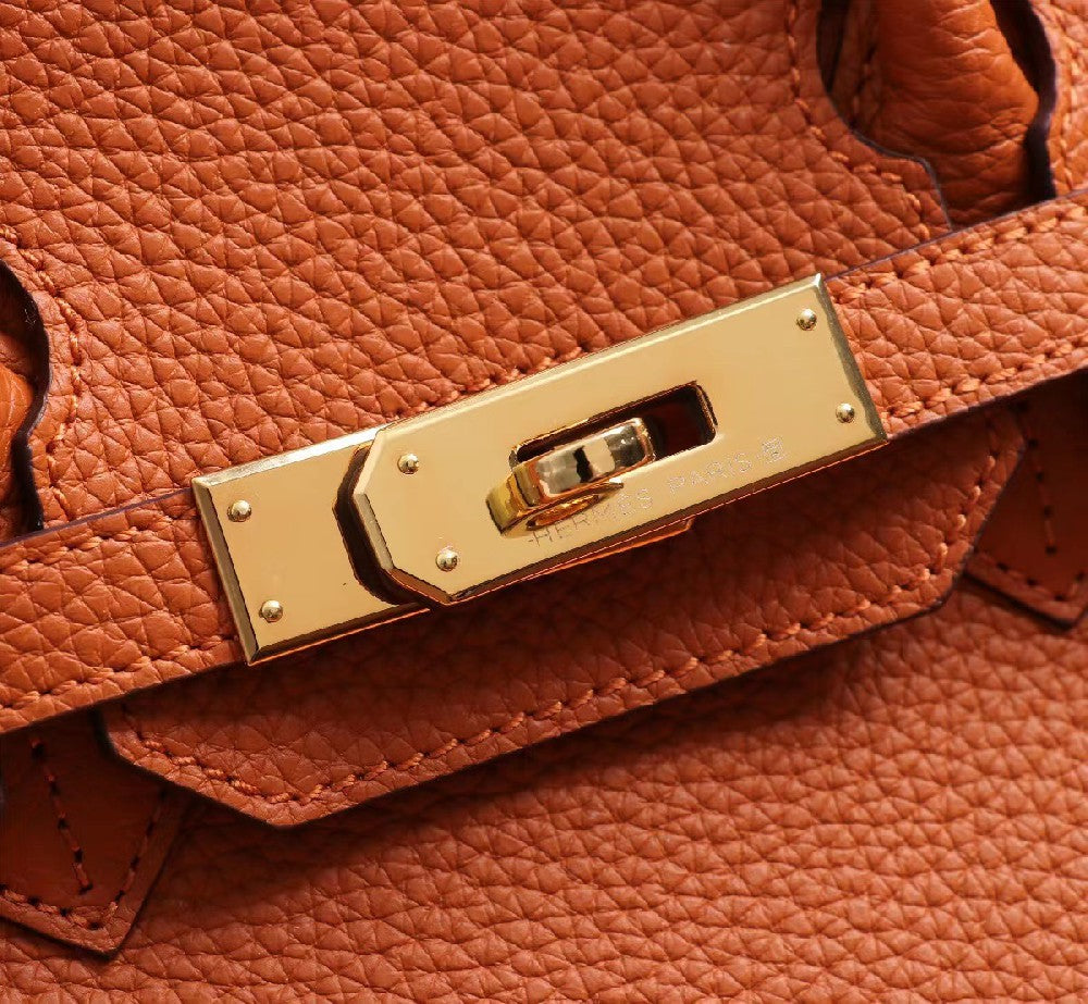 Birkin Handbag With Double Handles