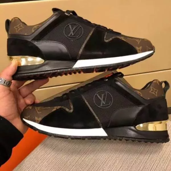 Women's luxury brown and black double color matching rubber sole casual shoes