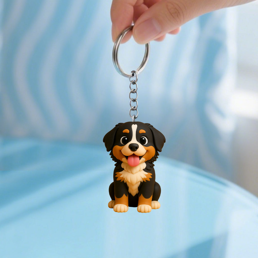 Custom Made 3D Keychain Figure Portrait Single Character Souvenir