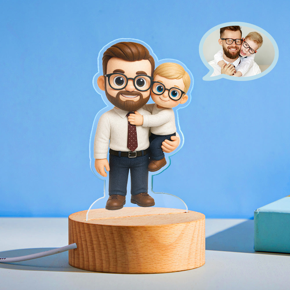 Customizable Cartoon Character Night Light Great Gift For Loved Ones