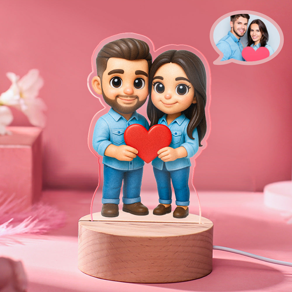 Customizable Cartoon Character Night Light Great Gift For Loved Ones