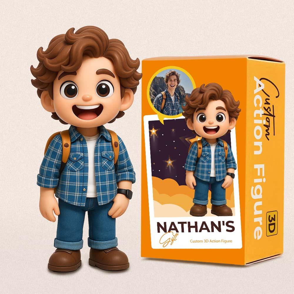 Personalized 3D Printed Travel Lover Toy Create a One-of-a-Kind Surprise Gift