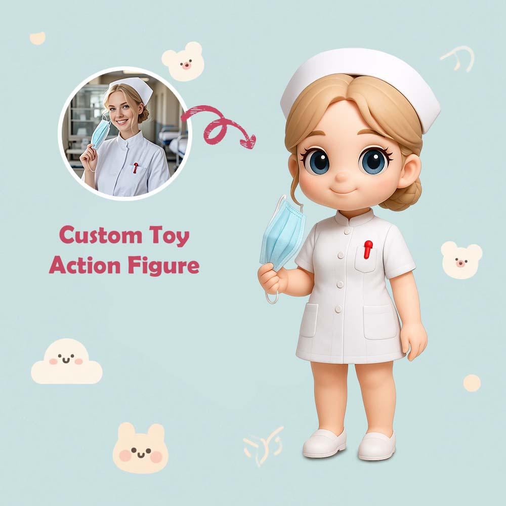 Custom 3D Action Figure From Your Photo Personalized Toy  Custom Action Toy Gifts For Nurses