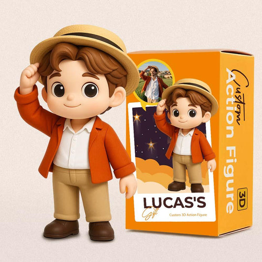 Personalized 3D Printed Travel Lover Toy Create a One-of-a-Kind Surprise Gift