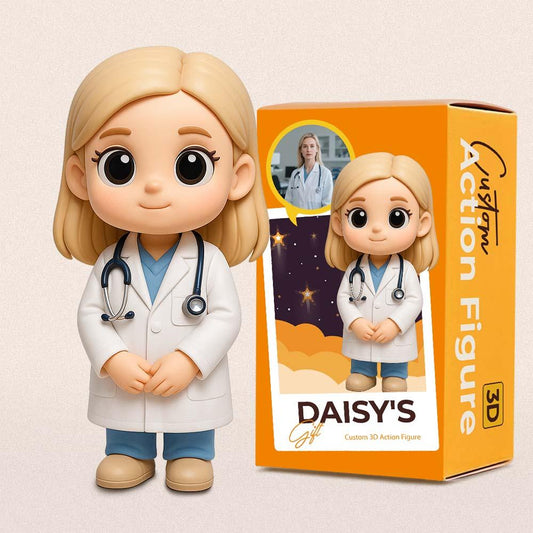 Personalized 3D Printed Doctors Toy Create a One-of-a-Kind Doctor Surprise Gift