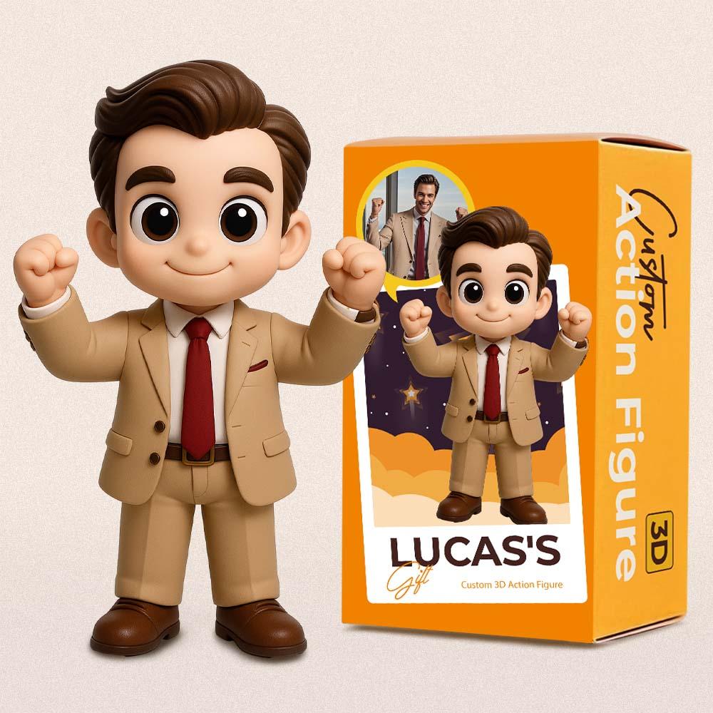 Custom 3D Action Figure From Your Photo Personalized Toy Custom Action Toy Gifts For Boss