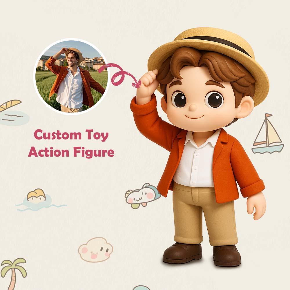 Personalized 3D Printed Travel Lover Toy Create a One-of-a-Kind Surprise Gift