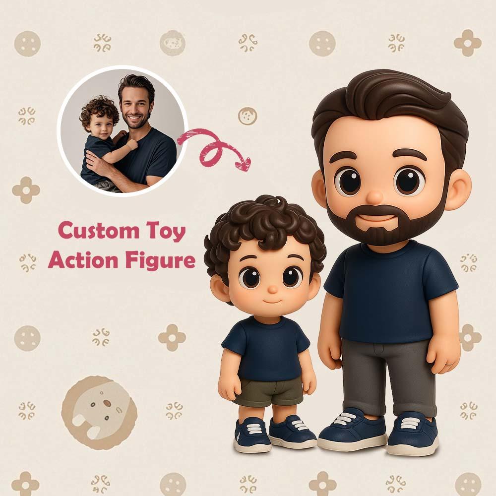 Custom Mom 3D Action Figure from Photo Unique & Thoughtful Photo Personalized Toy Figure to Mom Custom Action Figure