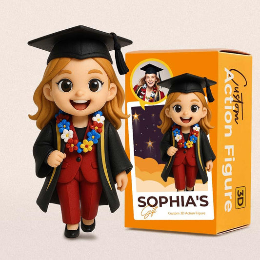 Personalized Graduation Gift 3D Printed Toy Create a One-of-a-Kind Surprise Gift for Her