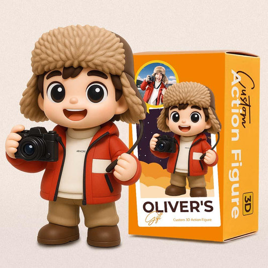 Custom Toy Figure 3D Mini Figures Personalization Photo Blind Box Gifts For Him/Her Travel Lover