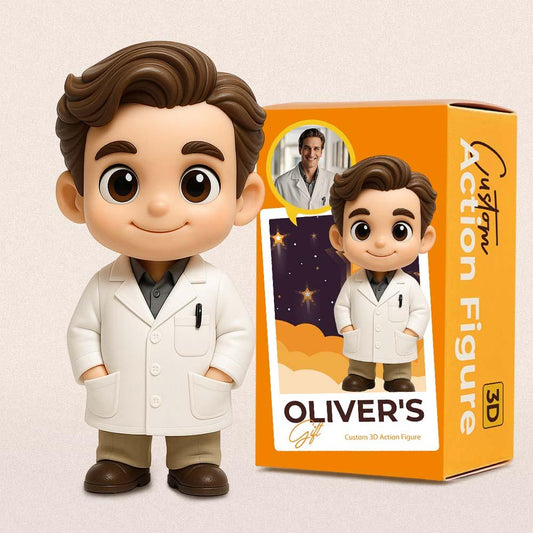 Custom Doctors Toy Figure 3D Mini Figures Personalization Photo Blind Box Gifts For Him/Her