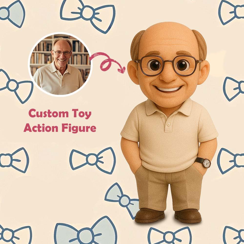 Custom Action Toy From Your Photo Personalized Toy Figure Custom Action Figure Gifts For Dad