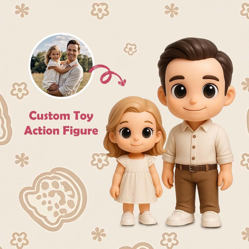 Custom Mom 3D Action Figure from Photo Unique & Thoughtful Photo Personalized Toy Figure to Mom Custom Action Figure
