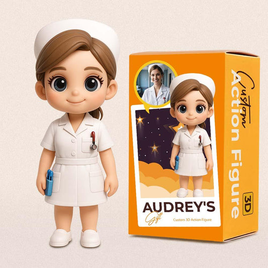Custom 3D Action Figure From Your Photo Personalized Toy  Custom Action Toy Gifts For Nurses