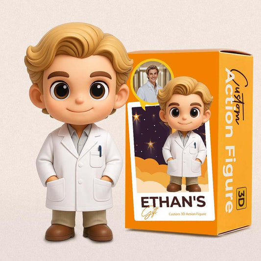 Personalized 3D Printed Doctors Toy Custom 3D Action Figure From Your Photo  Gifts For Doctors