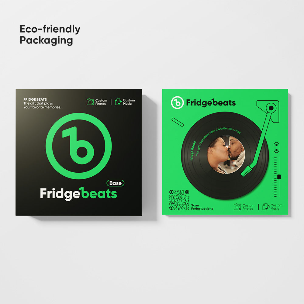 Upgraded Personalized Music Fridge Magnet That Play Songs Record Supports 1-6 Songs Gifts for Mum
