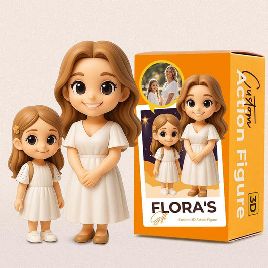Custom Action Toy  From Your Photo Personalized Toy Figure Custom 3D Action Figure Gifts For Mom