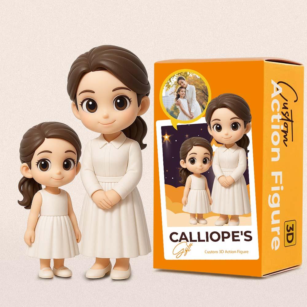Custom Toy Figure 3D Mini Figures Personalization Photo Blind Box Gifts For Dad