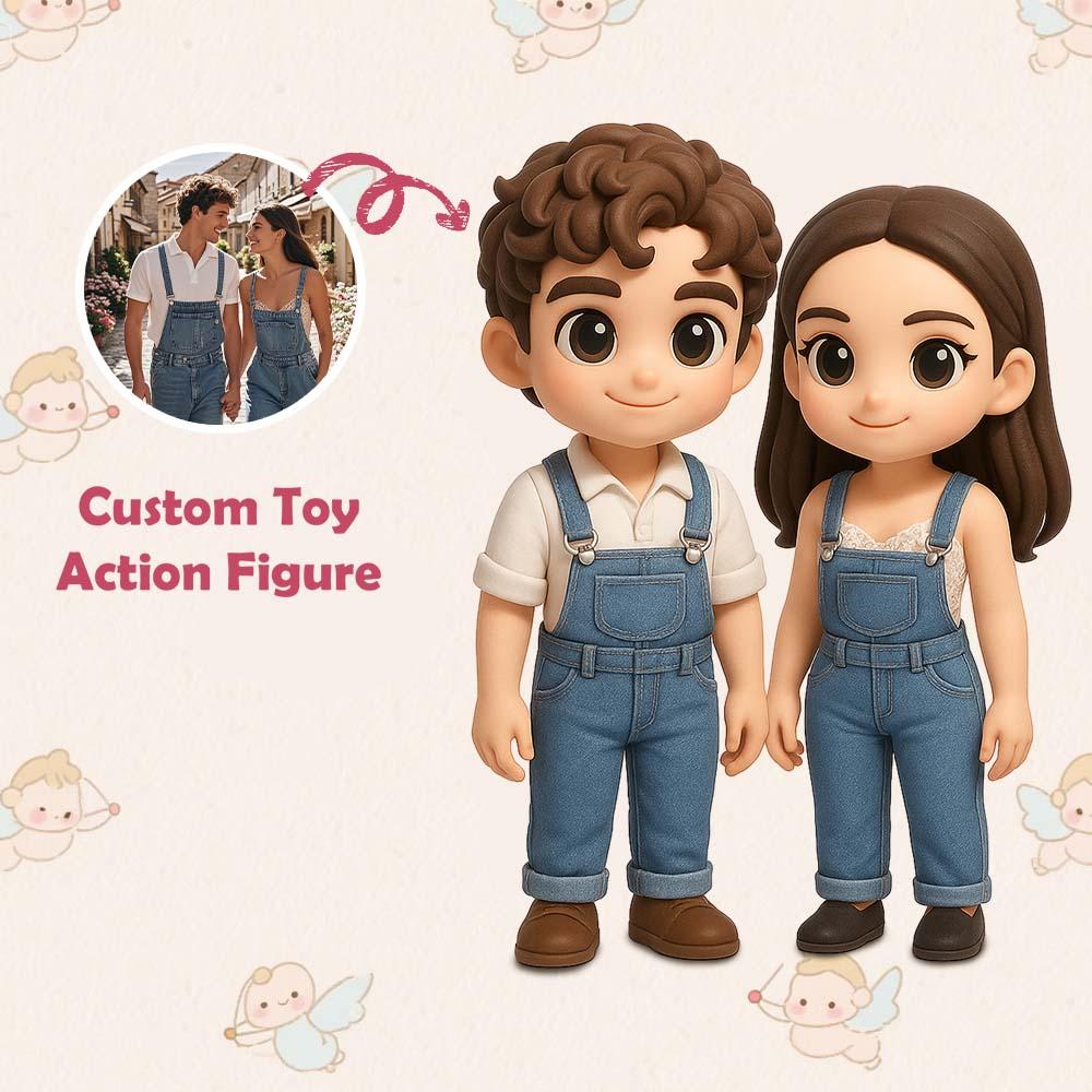 Create Your Own Couple Figurines Custom 3D Characters for Wedding Proposal or Love Celebration Based on Real People