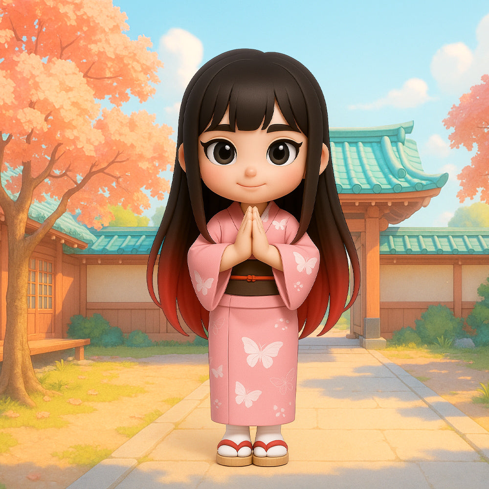 Create Your Own 3D Chibi Figurine from Cosplay Photo Custom Cartoon Mini Toy Perfect for Anime Lovers