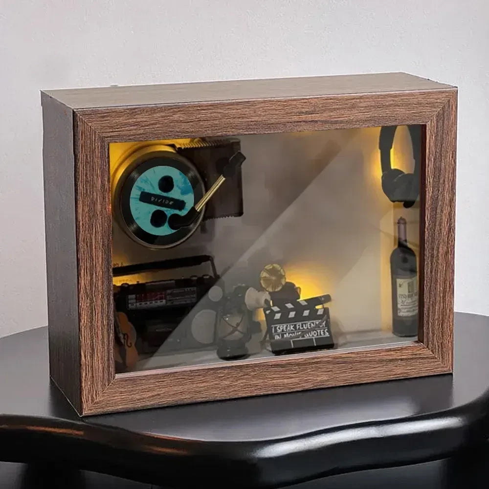 Custom 3D Style Display Box with Personalized Photo Design No Figure Included Gift Box Only