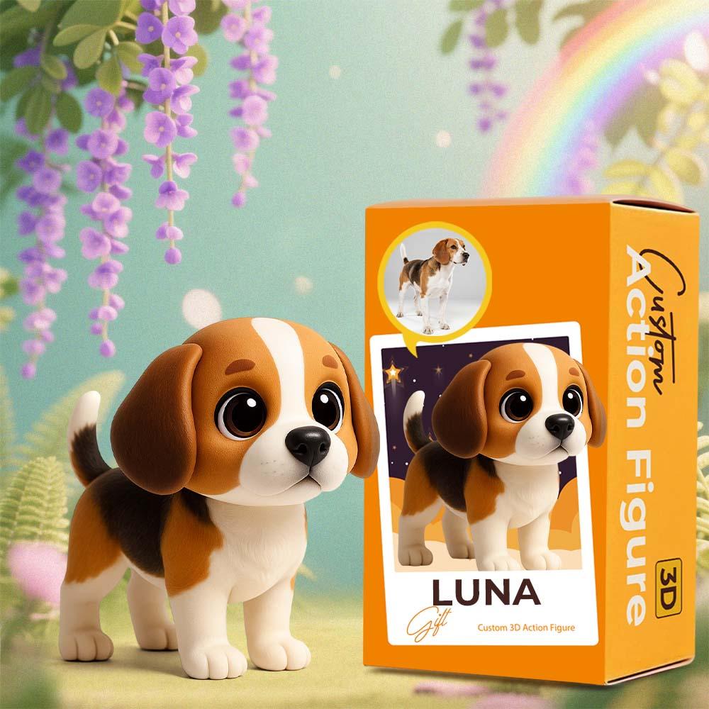 Custom 3D Action Figure Night Light from Your Photo Personalized Toy Figure Unique & Memorable Gift for Lovers, Boyfriends, Girlfriends
