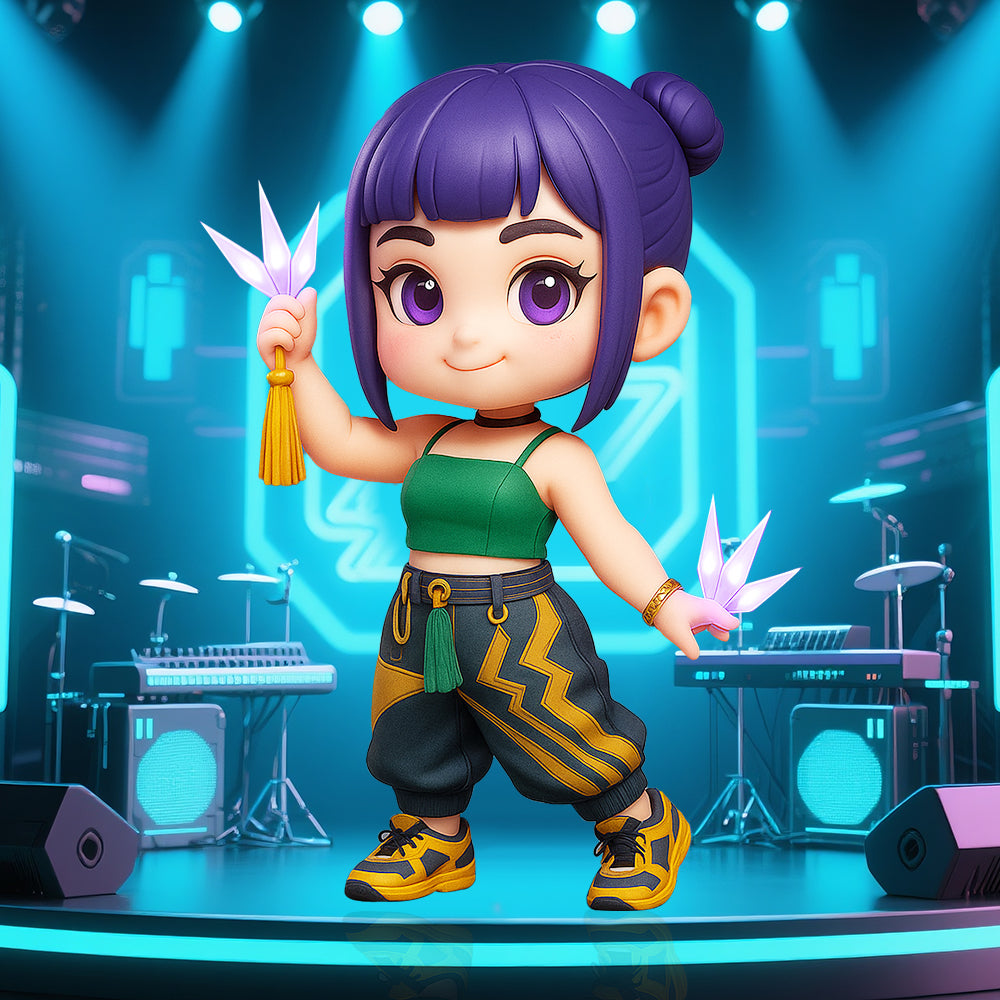 Custom 3D Cosplay Cartoon Figure from Your Cos Photo Chibi Style Character Figurine with Detailed Costume and Accessories Perfect Birthday Gift for Your Fellow Coser
