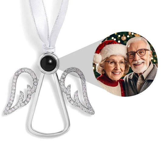 Personalized Projection Ornament Custom Photo Snowflake Christmas Gifts Multiple Styles