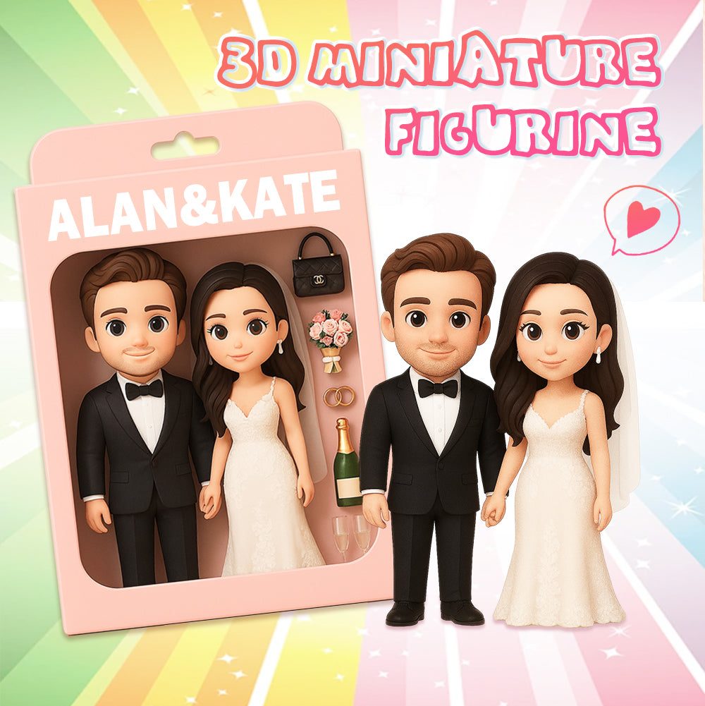 Create Your Own Blind Box Inspired 3D Cartoon Character Figurine Unique Collectible Toy Made from Your Photo