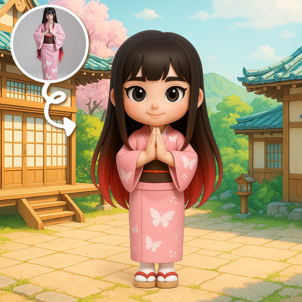 Personalized 3D Chibi Style Figurine from Your Cos Photo Lifelike Cosplay Character Replica Collectible Perfect Birthday Gift for Your Fellow Coser