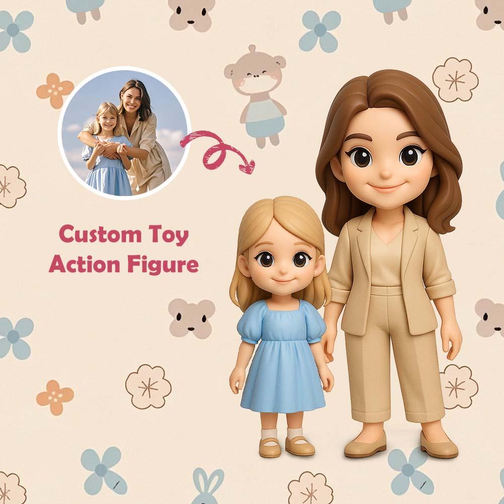 Personalized 3D Action Figure Custom Action Toy Figure Turn Your Photo into a Unique Gift for Dad