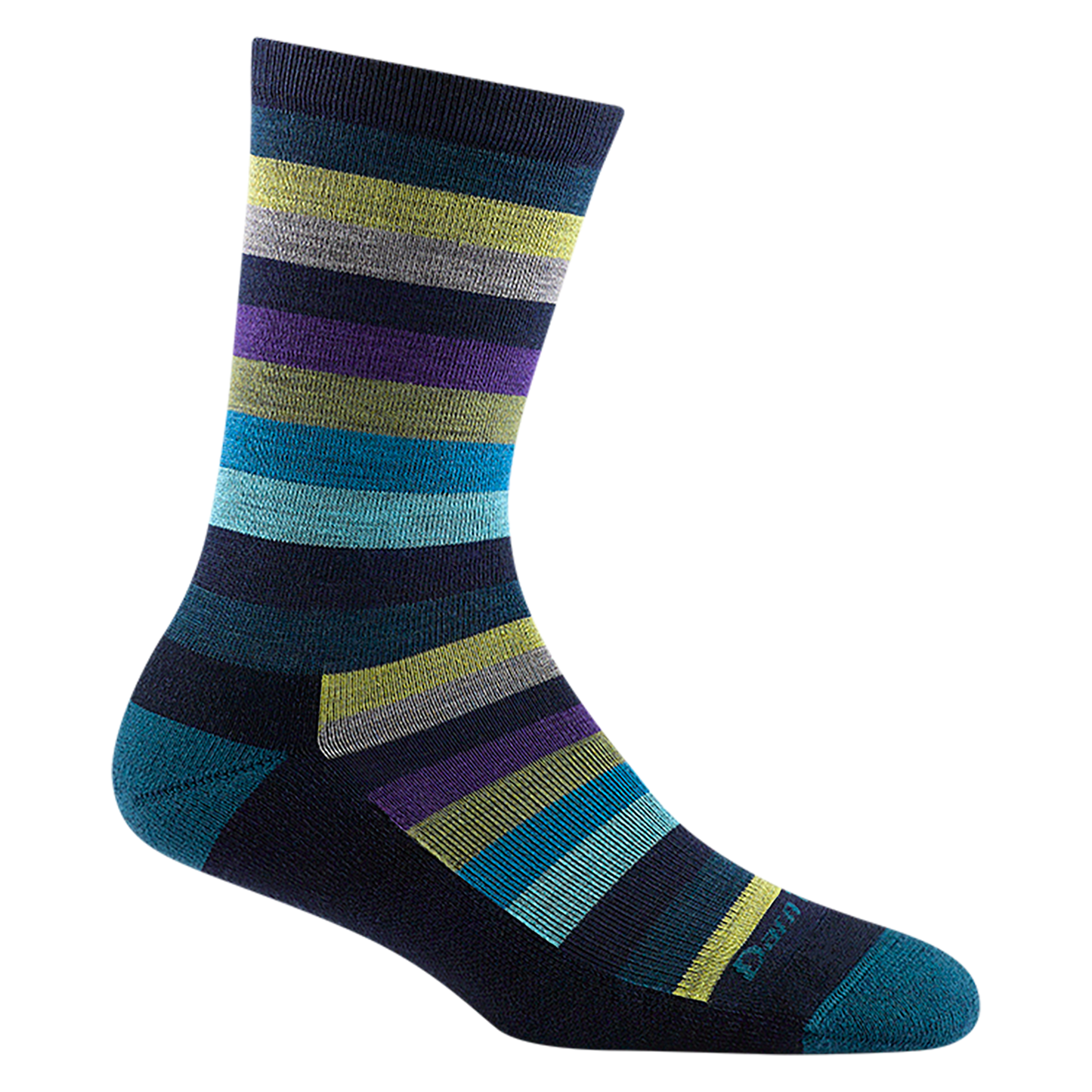 Women's Mystic Stripe Crew Lightweight Lifestyle Socks