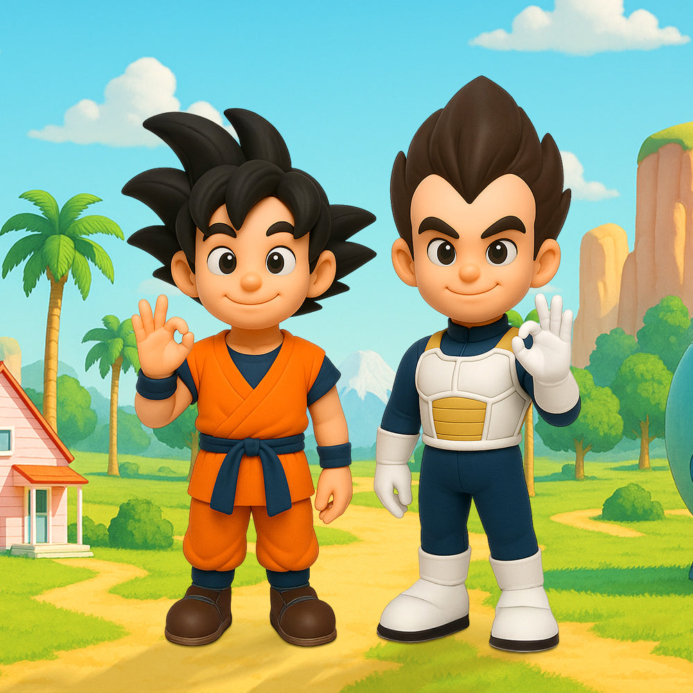 Custom 3D Cartoon Figure from Your Cosplay Photo Chibi Style Character Replica Figurine