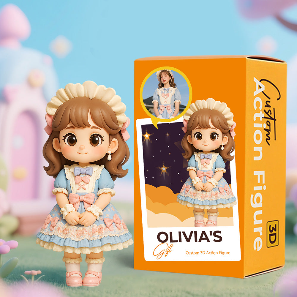Custom 3D Lolita Style Figure From Your Lolita Photo Create Your Unique Personalized Doll Birthday Gift For Friends Lovers And Lolita Fans