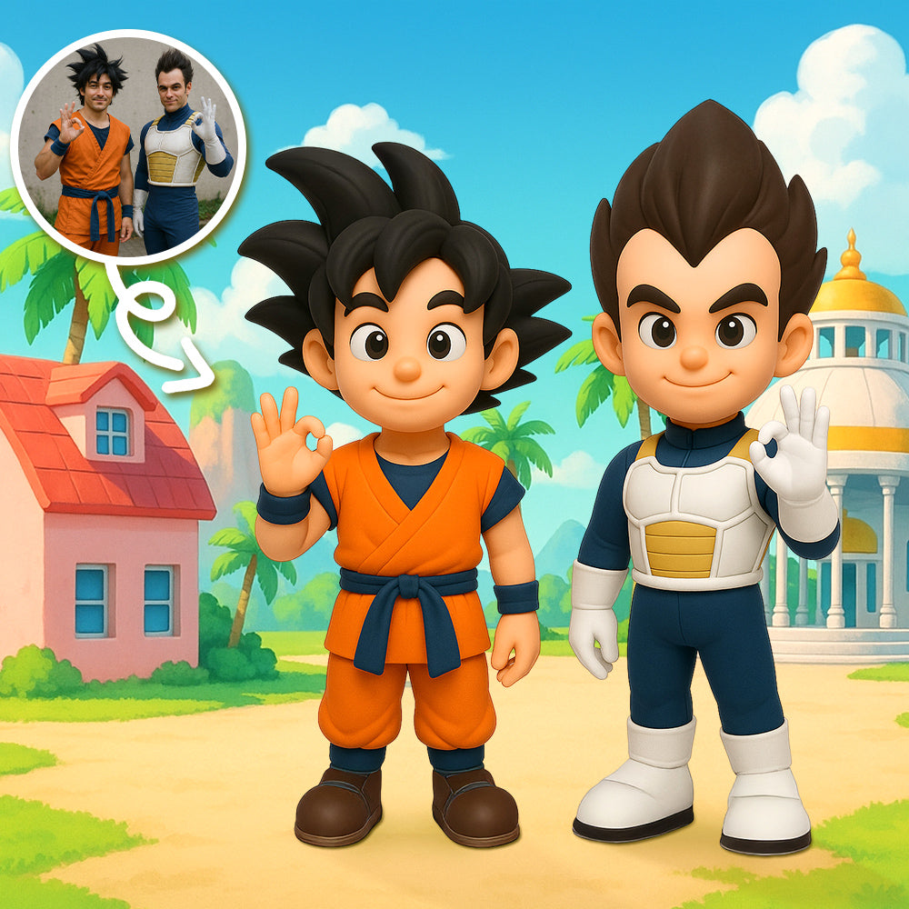 Create Your Own 3D Chibi Figurine from Cosplay Photo Custom Cartoon Mini Toy Perfect for Anime Lovers